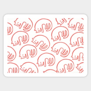 Sleepy Cats Sticker